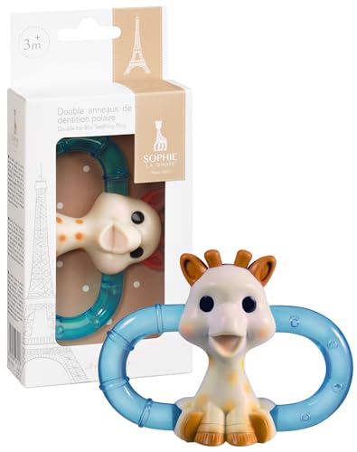 Sophie la Girafe doble anillo de dentición polar con dos texturas