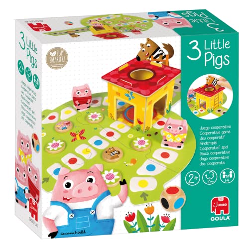 Goula Los 3 Cerditos, juego de mesa educativo de cuento para niños desde 2-3 años