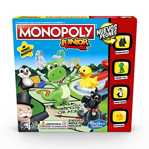 Hasbro Gaming Monopoly Junior mi primer juego de mesa para niños desde 5 años