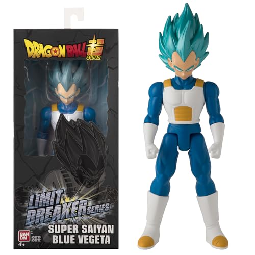 BANDAI - Dragon Ball Vegeta Super Saiyan Blue - Limit Breaker Series - 36732 - Figura de acción articulada de 30 cm para niños y coleccionistas, Gran Escala, diseño con Acabado detallado