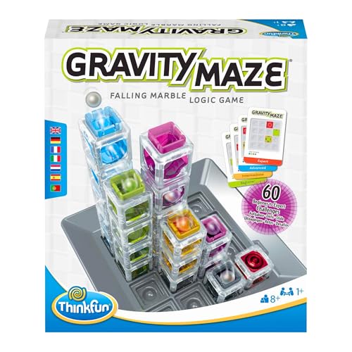 ThinkFun Gravity Maze, juego de mesa de lógica y razonamiento espacial desde 8 años