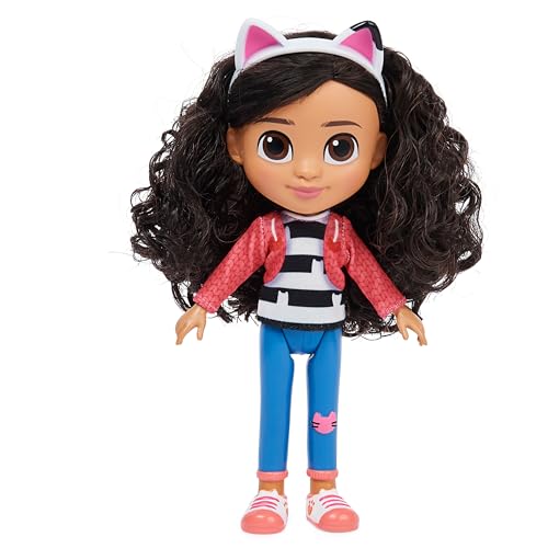 La Casa de Muñecas de Gabby - Muñeca Gabby 20 cm con Diadema Orejas de Gato - Juguetes Niñas 3 años + - Regalo Niña 3 años +