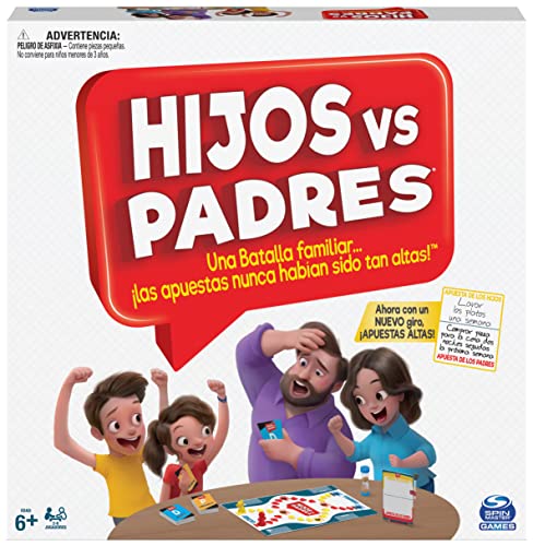 Spin Master Hijos contra Padres — juego de mesa
