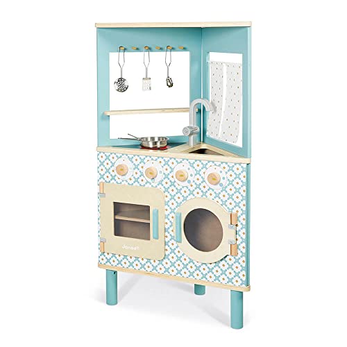Janod Cocina de madera Trío — Compacta 3 caras