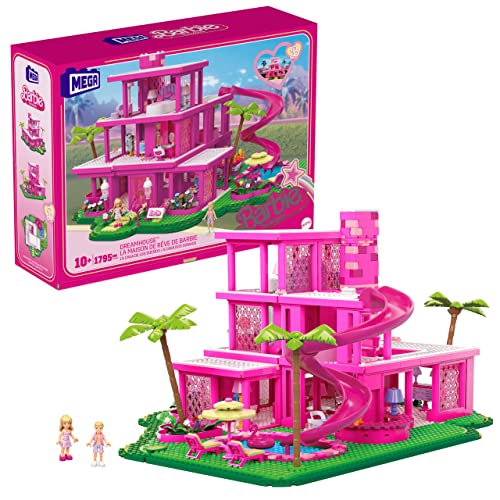 MEGA Barbie Dreamhouse, casa de muñecas con bloques de construcción de Mattel