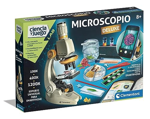 Clementoni Microscopio Smart Deluxe (con soporte para móvil)