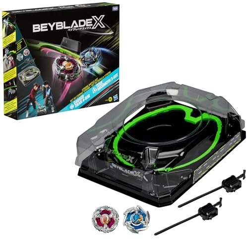 Beyblade X Set de Batalla Xtreme con dos peonzas y dos lanzadores