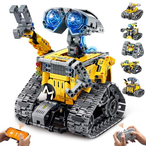 IKUPER Technic Robot 6 en 1 programable con app y mando a distancia para niños de 6 a 12 años