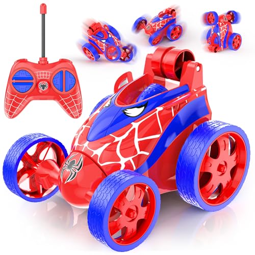 Buoeuik mini coche teledirigido acrobático con rotación 360 grados para niños