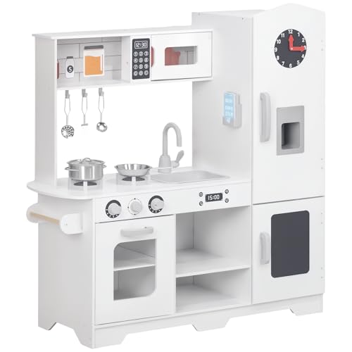 AIYAPLAY Cocina de madera con accesorios