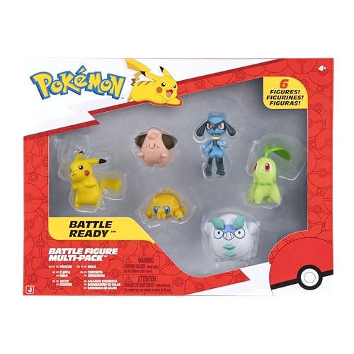 Pokémon Pack de 6 Figuras de Batalla (5 cm)